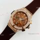 Ladies Hublot Classic Fusion Chronograph Watch Copy Chocolate Dial (3)_th.jpg